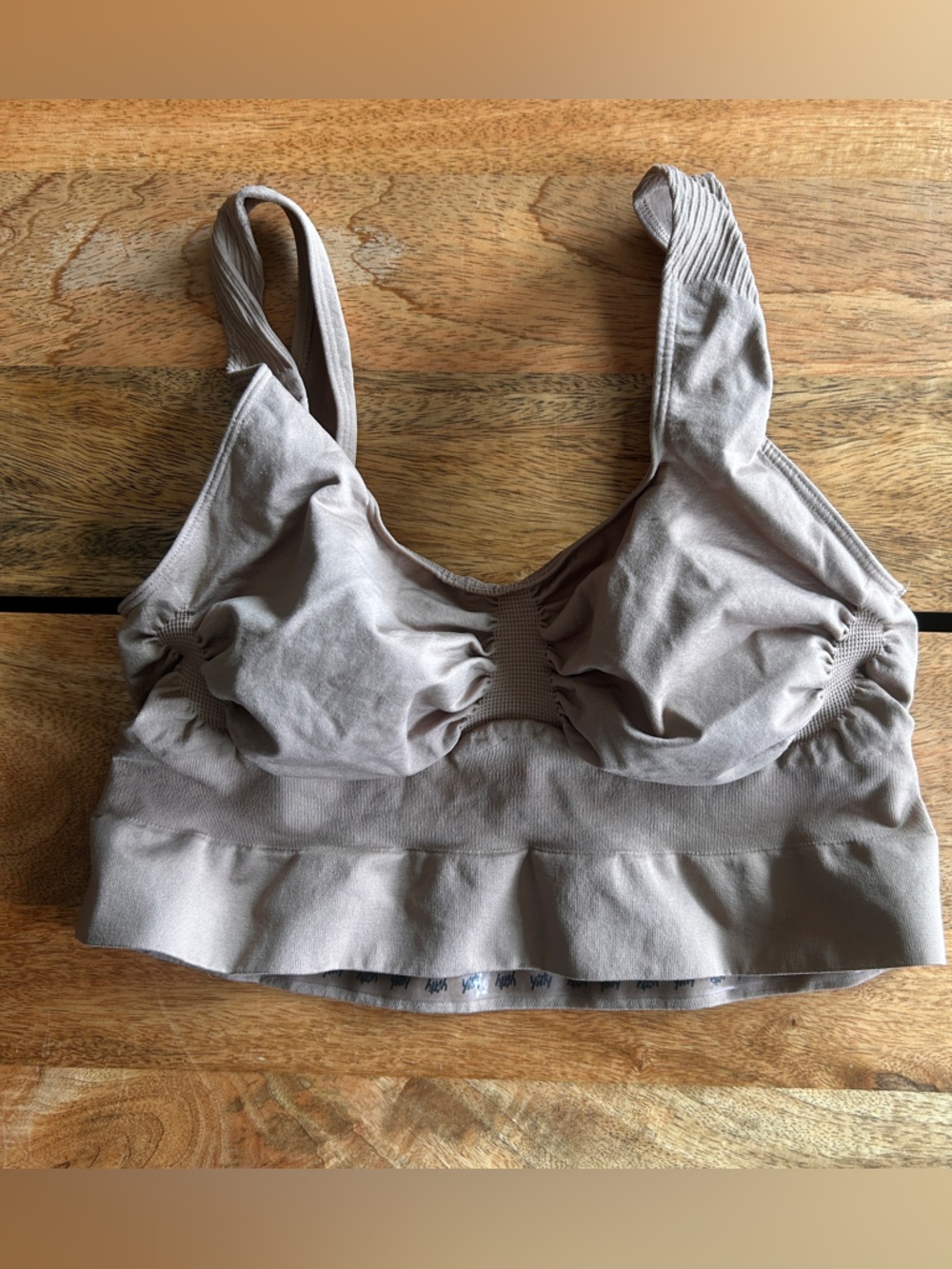 Women's Light Taupe Seamless Comfort Bralette shapewear by Yitty